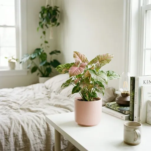 Arrowhead plant (Syngonium podophyllum) — a healthy specimen photographed indoors