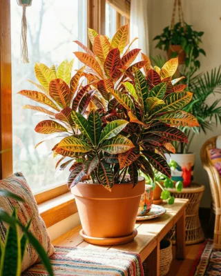 Wunderstrauch (Kroton) (Codiaeum variegatum)