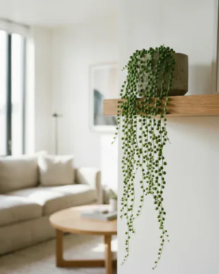 Erbsenpflanze (Senecio rowleyanus)