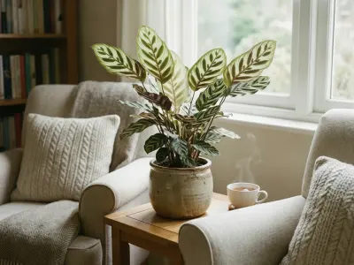 Påfugleplante (Calathea makoyana)
