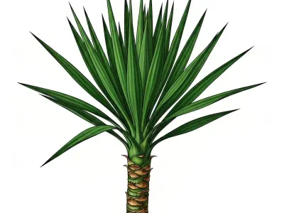 Palmelilje (Yucca elephantipes)