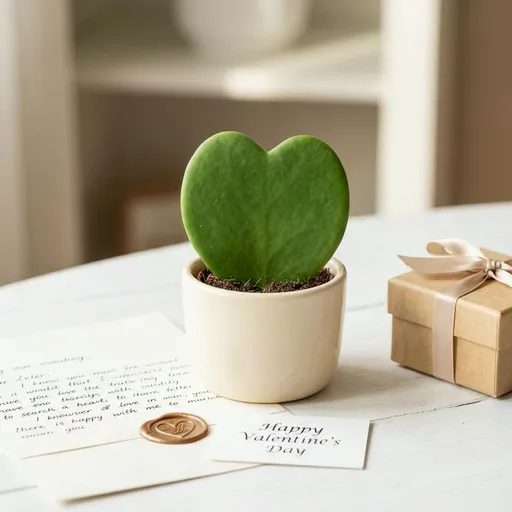 Sweetheart plant (Hoya kerrii) — a healthy specimen photographed indoors