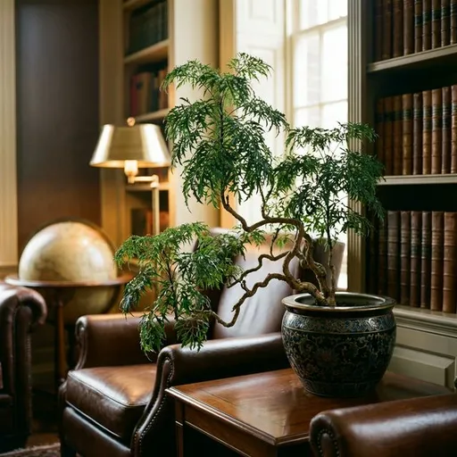 Ming aralia (Polyscias fruticosa) — a healthy specimen photographed indoors